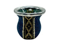 Glass Gourd With Pattern (Red, Blue, Yellow) – Navy