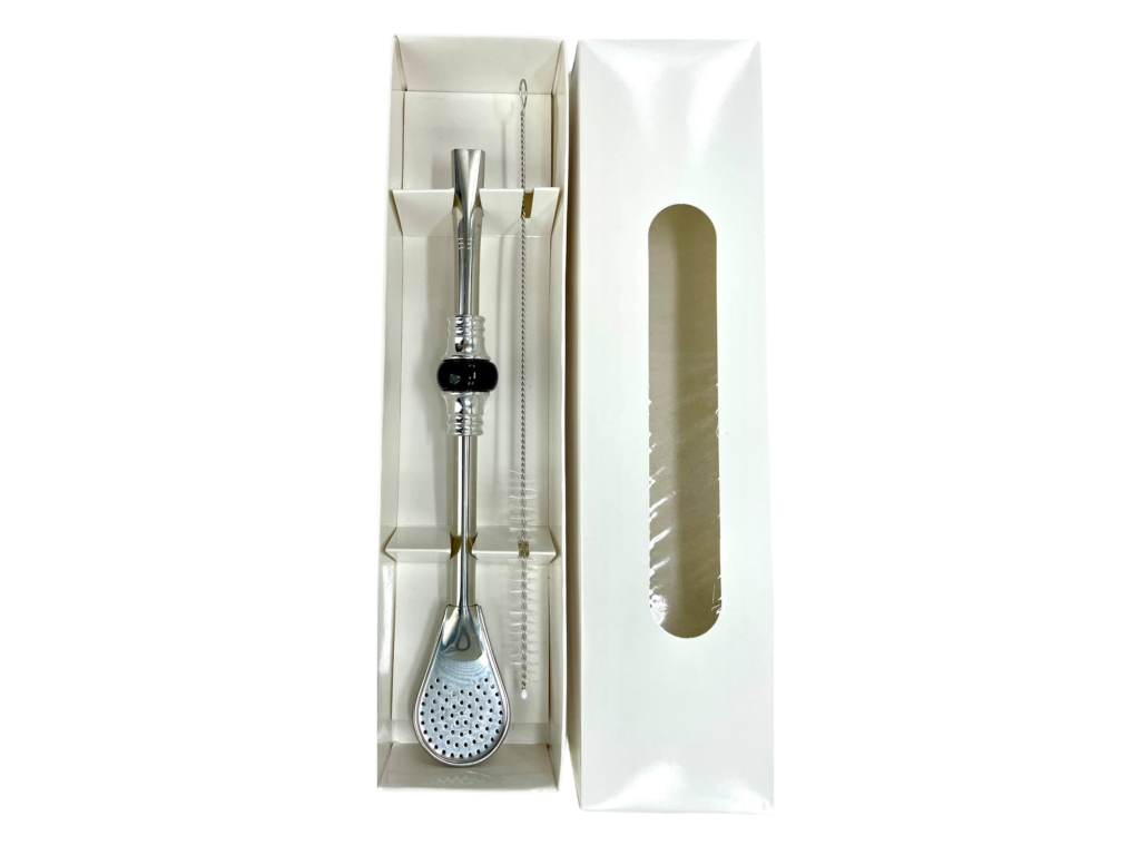 Bombilla Cuchara Set 19cm, with Cleaning Brush