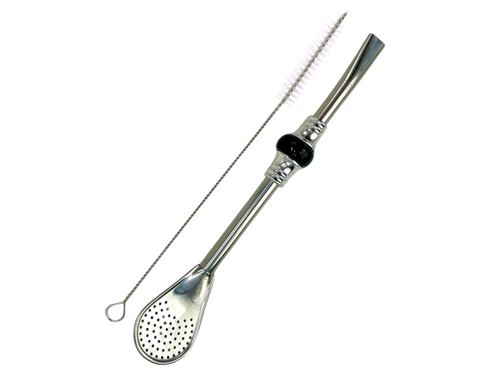 Bombilla Cuchara Set 19cm, with Cleaning Brush