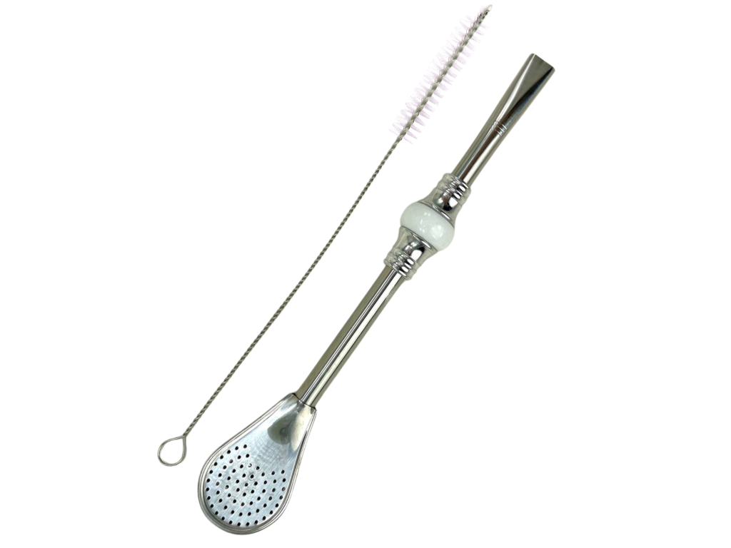 Bombilla Cuchara Set 19cm, with Cleaning Brush